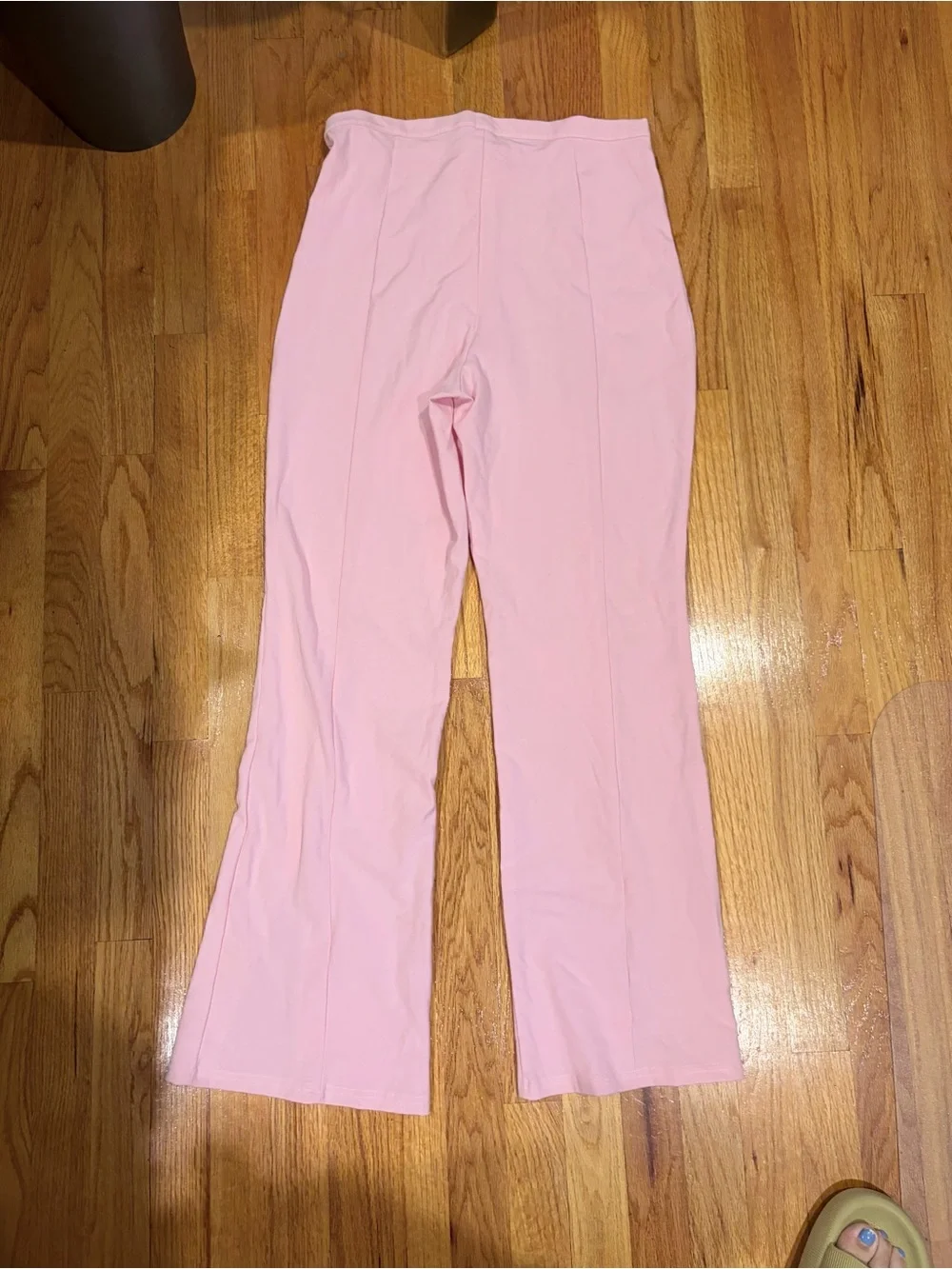 Weissman Pink Split Front Suit Pants Adult Large Wide Leg Dance Costume